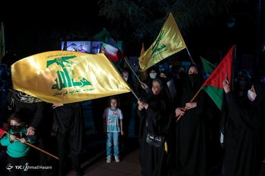 جشن پیروزی مقاومت اسلامی فلسطین - مشهد مقدس