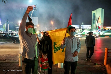 جشن پیروزی مقاومت اسلامی فلسطین - مشهد مقدس