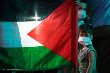 جشن پیروزی مقاومت اسلامی فلسطین - مشهد مقدس