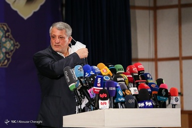 حضور محسن هاشمی رییس شورای شهر در پنجمین روز ثبت نام داوطلبان انتخابات ۱۴۰۰