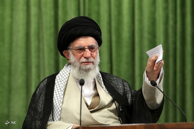 ارتباط تصویری مقام معظم رهبری با نمایندگان مجلس شورای اسلامی