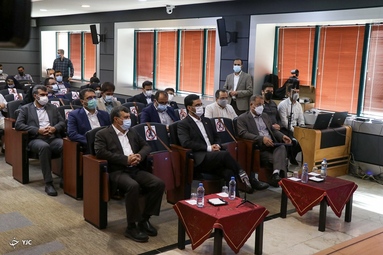 مراسم رونمایی از دو پهپاد پستی جدید «هدا و هادی» توسط محمدجواد آذری جهرمی وزیر ارتباطات  -جزیره کیش