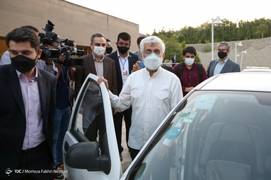 جضور سعید جلیلی داوطلب انتخابات ریاست جمهوری در رسانه ملی