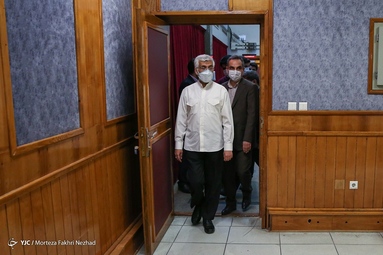 جضور سعید جلیلی داوطلب انتخابات ریاست جمهوری در رسانه ملی