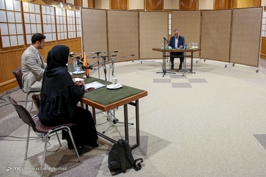 حضور علیرضا زاکانی داوطلب ریاست جمهوری در رسانه ملی