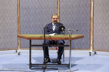 حضور محسن رضایی داوطلب ریاست جمهوری در رسانه ملی
