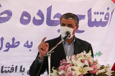 بهره برداری از پروژه راه هشتگرد - طالقان با حضور وزیر راه و شهرسازی - استان البرز
