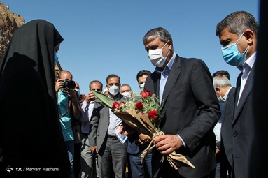 بهره برداری از پروژه راه هشتگرد - طالقان با حضور وزیر راه و شهرسازی - استان البرز