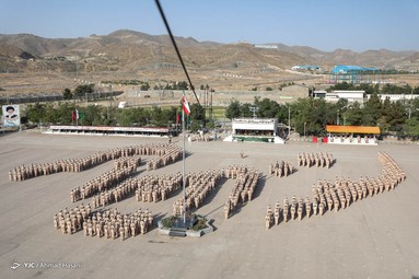 مراسم جشن دانش آموختگی کارکنان مرزبانی - مرکز علوم و فنون مرزبانی ناجا در مشهد