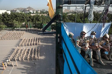 مراسم جشن دانش آموختگی کارکنان مرزبانی - مرکز علوم و فنون مرزبانی ناجا در مشهد