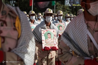 مراسم جشن دانش آموختگی کارکنان مرزبانی - مرکز علوم و فنون مرزبانی ناجا در مشهد