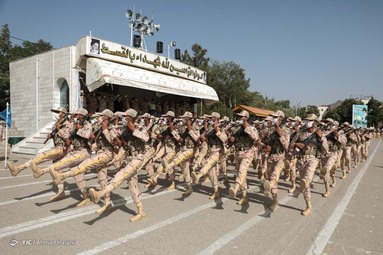 مراسم جشن دانش آموختگی کارکنان مرزبانی - مرکز علوم و فنون مرزبانی ناجا در مشهد