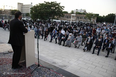 حضور سعید محمد در تجمع حامیان سید ابرهیم رئیسی - تبریز
