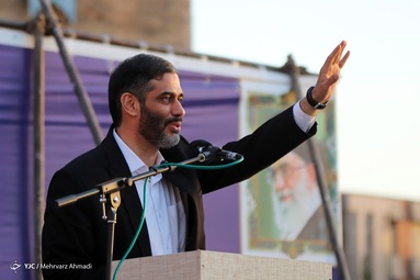 حضور سعید محمد در تجمع حامیان سید ابرهیم رئیسی - تبریز