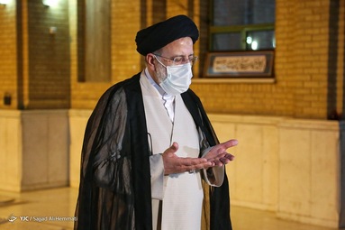 تجدید میثاق سید ابراهیم رئیسی با امام خمینی (ره) و شهدا - بهشت زهرا تهران