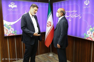 مراسم استقبال و قرعه کشی اولین مناظره انتخاباتی