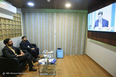 حضور همراهان کاندیداها در محل اولین مناظره انتخاباتی ریاست جمهوری