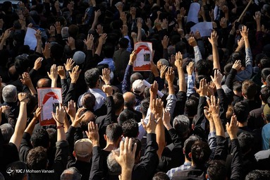 تشییع شهید مدافع حرم «حسن عبدالله زاده»