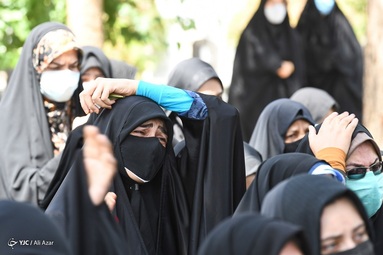 مراسم تشییع و تدفین پیکر پاک شهید «مجید جزایری فارسانی» پس از ۳۷ سال مفقودی - شاهین شهر اصفهان