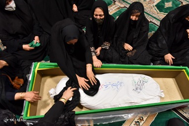 مراسم تشییع و تدفین پیکر پاک شهید «مجید جزایری فارسانی» پس از ۳۷ سال مفقودی - شاهین شهر اصفهان