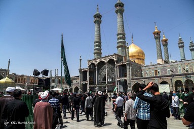 دسته‌های عزاداری شهادت امام صادق (ع) - قم