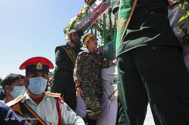 تشییع و خاکسپاری شهید مدافع حرم «سعید مجیدی» - اراک
