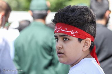 تشییع و خاکسپاری شهید مدافع حرم «سعید مجیدی» - اراک