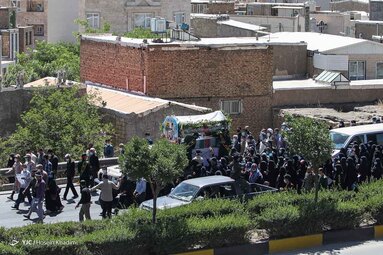 تشییع و خاکسپاری شهید مدافع حرم «سعید مجیدی» - اراک