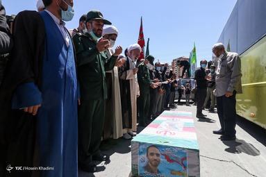 تشییع و خاکسپاری شهید مدافع حرم «سعید مجیدی» - اراک
