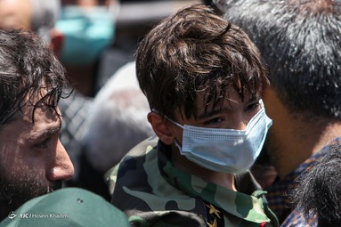 تشییع و خاکسپاری شهید مدافع حرم «سعید مجیدی» - اراک