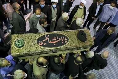 مراسم تشییع حجت الاسلام محتشمی پور