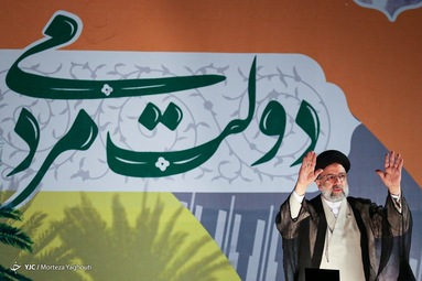 سید ابراهیم رئیسی داوطلب سیزدهمین دوره انتخابات ریاست جمهوری ۱۴۰۰ در سفر به خوزستان - ورزشگاه تختی اهواز