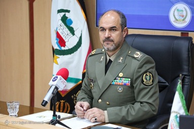 نشست خبری امیر سرتیپ دوم مجید فخری رئیس سازمان جغرافیایی نیرو‌های مسلح