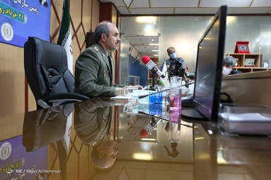 نشست خبری امیر سرتیپ دوم مجید فخری رئیس سازمان جغرافیایی نیرو‌های مسلح