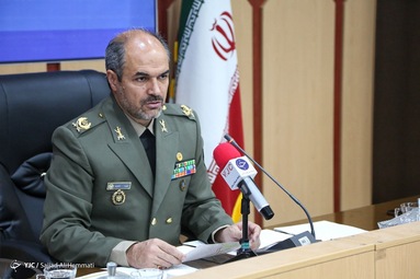 نشست خبری امیر سرتیپ دوم مجید فخری رئیس سازمان جغرافیایی نیرو‌های مسلح