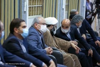 ورود داوطلبین به محل سومین مناظره انتخاباتی ریاست جمهوری