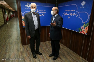 ورود داوطلبین به محل سومین مناظره انتخاباتی ریاست جمهوری