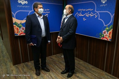 ورود داوطلبین به محل سومین مناظره انتخاباتی ریاست جمهوری
