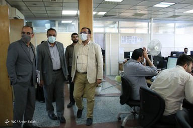 بازدید مجید سلطانی مدیرعامل شرکت مخابرات ایران از باشگاه خبرنگاران جوان