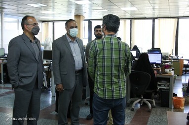 بازدید مجید سلطانی مدیرعامل شرکت مخابرات ایران از باشگاه خبرنگاران جوان