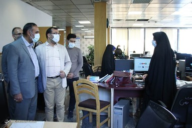 بازدید مجید سلطانی مدیرعامل شرکت مخابرات ایران از باشگاه خبرنگاران جوان