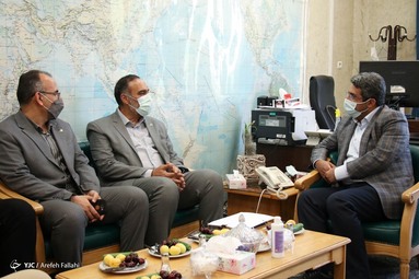 بازدید مجید سلطانی مدیرعامل شرکت مخابرات ایران از باشگاه خبرنگاران جوان