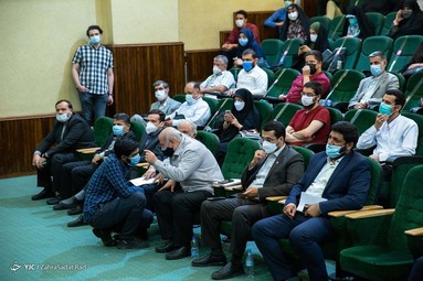 نشست علیرضا زاکانی داوطلب انتخابات ریاست جمهوری با اساتید ودانشجویان دانشگاه امیرکبیر