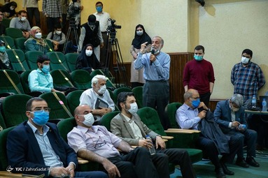 نشست علیرضا زاکانی داوطلب انتخابات ریاست جمهوری با اساتید ودانشجویان دانشگاه امیرکبیر