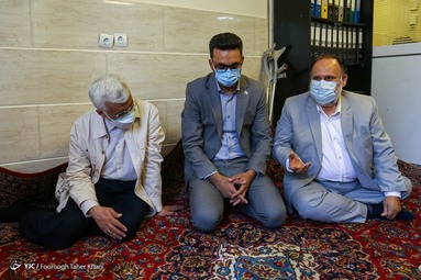 بازدید سعید جلیلی از کارگاه تولیدی معلولان