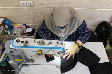 بازدید سعید جلیلی از کارگاه تولیدی معلولان
