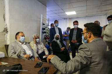 بازدید سعید جلیلی از کارگاه تولیدی معلولان