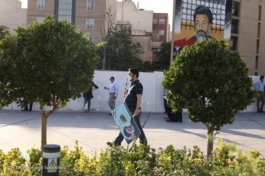 گردهمایی حامیان سید ابراهیم رئیسی - میدان هفت تیر تهران