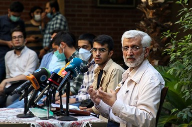 دیدار سعید جلیلی با جوانان رای اولی - کافه سرچشمه