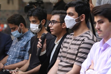 دیدار سعید جلیلی با جوانان رای اولی - کافه سرچشمه
